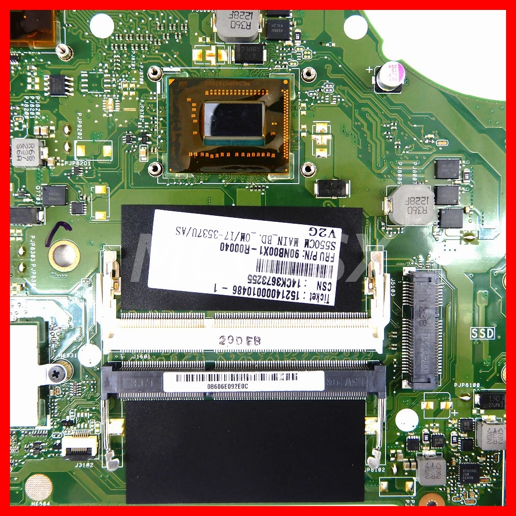 Imagem -04 - Placa-mãe do Portátil para Asus K56c K56cb S56c A56c P56c E56c S550c S550cm S550cb K56ca K56ca K56ca Cpu i3 i5 i7 Gt635m Gt740m