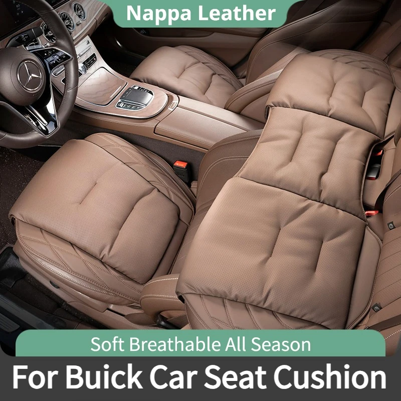 New Leather Car Seat Cushion For Buick Encore GX Envista Envision Enclave LaCrosse Regal Verano Soft Breathable Car Seat Cover