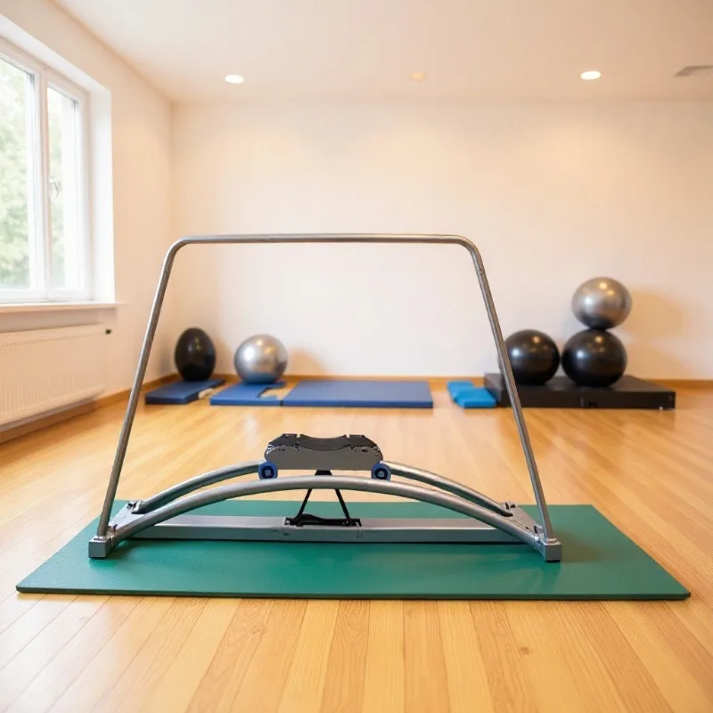 Indoor simulated ski machine, gym ski trainer