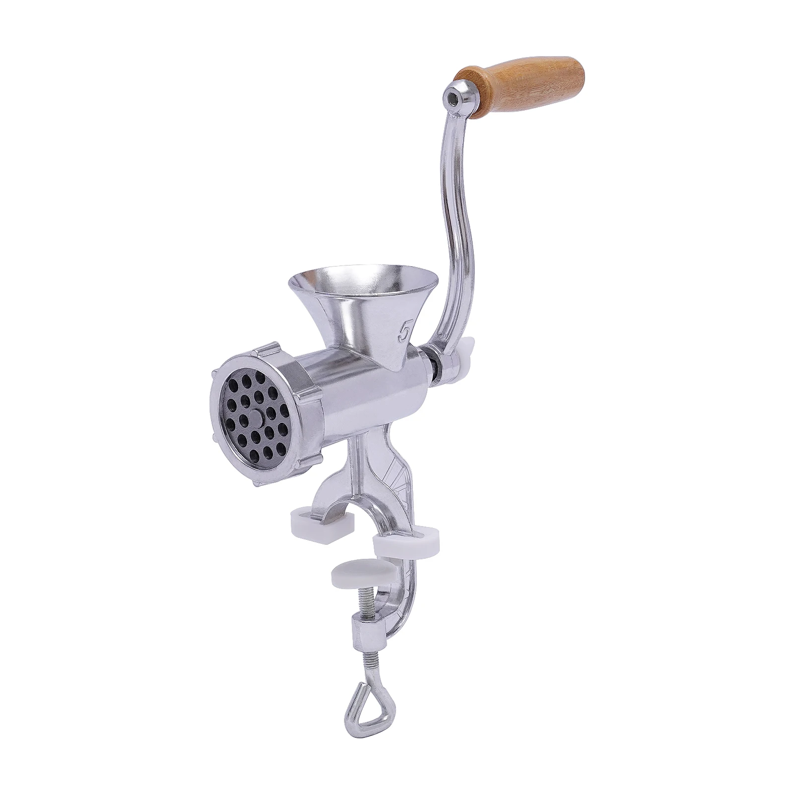 Compact Manual Meat Grinder, Spiral Extrusion for Better Taste, Easy Operation, Lightweight