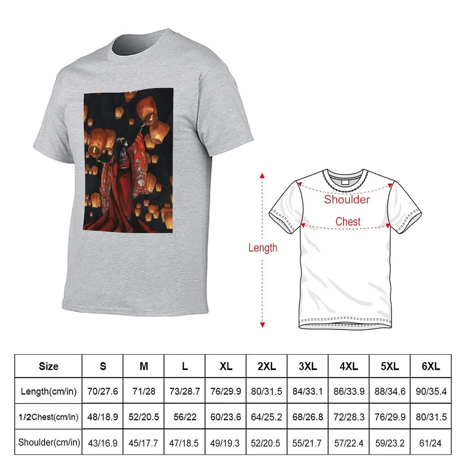 3000 Lanterns T-Shirt customs quick-drying new edition oversized t shirts for men