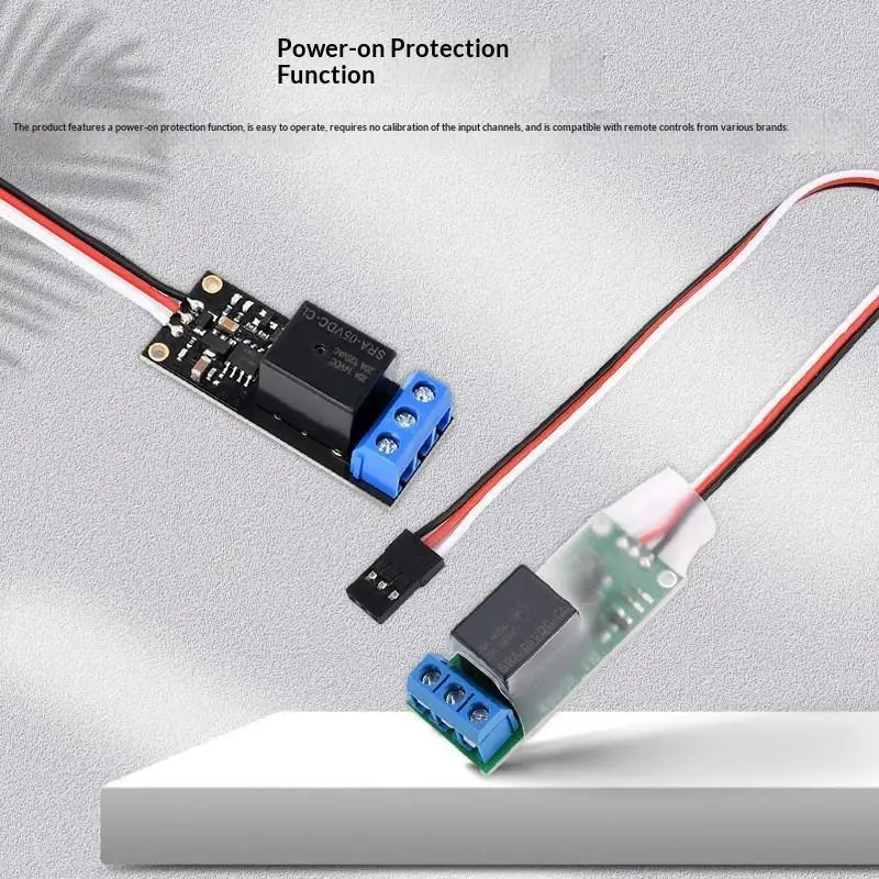 RC PWM Relay Switch Module 5-12V Easy Wiring Receiver Board for RC Crawler Truck Light DIY Replacement Hobby Parts