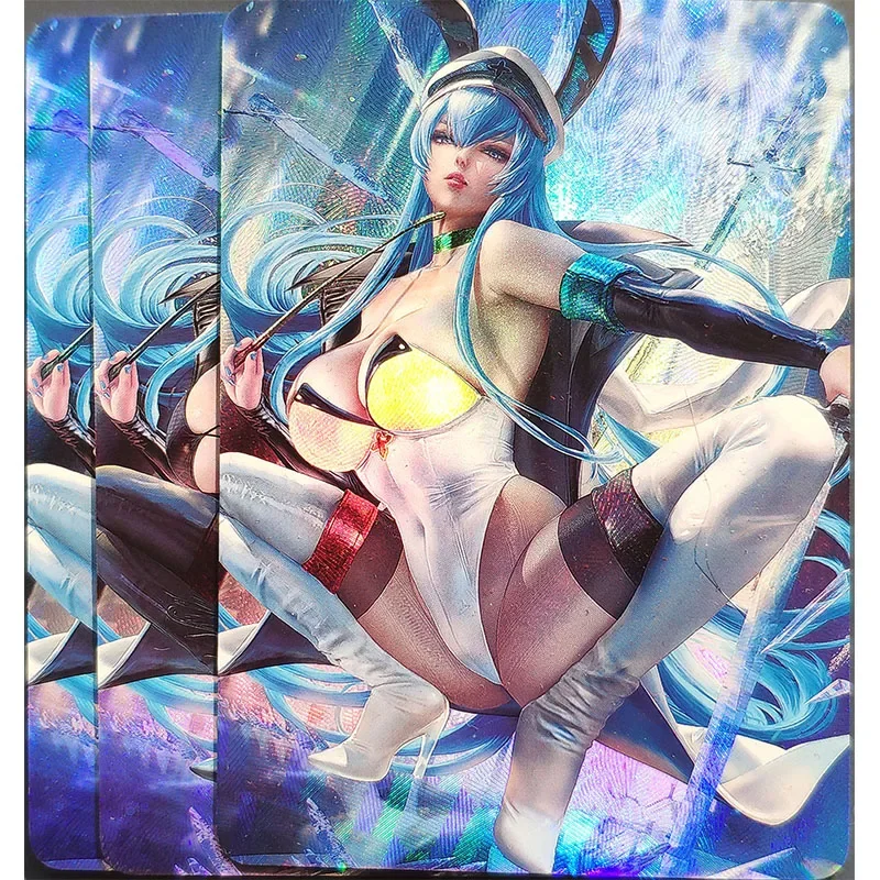 Anime Goddess Story ACG DIY Hot Stamping Collectible Cards Game Toy Cards Tifa Lockhart Yor Forger Christmas Birthday Present