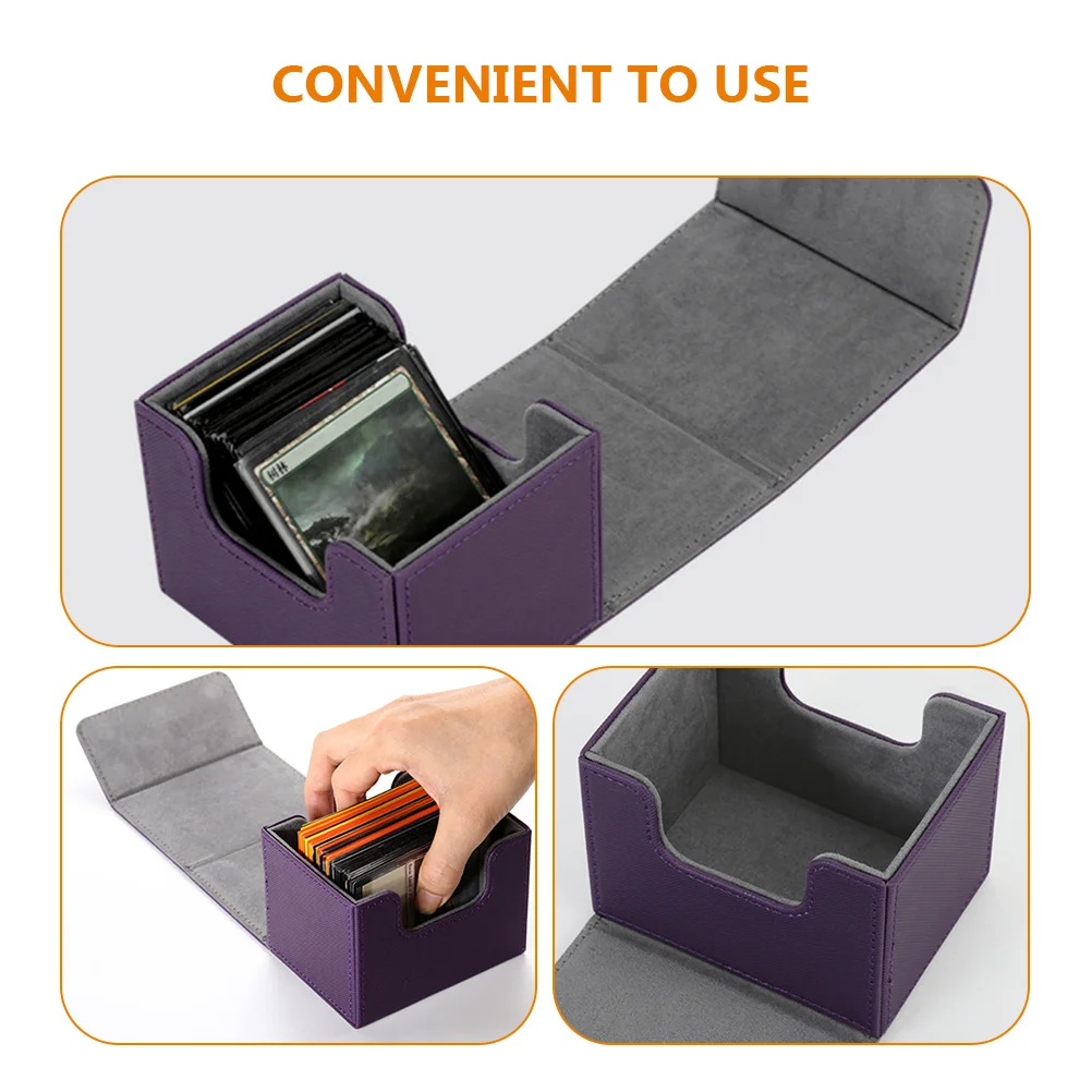 

Card Box Organizer Boxes Cards Deck Sport Storage Case Container Desktop Sports