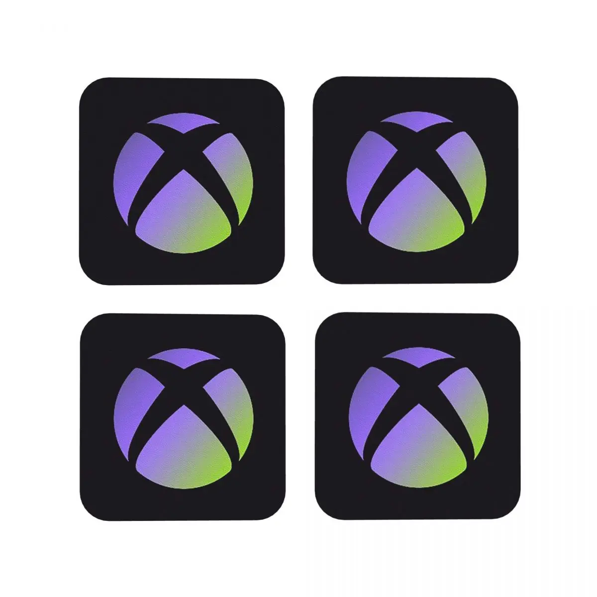 Classic Xbox Gamer Coasters Coffee Mats Mug Cup Placemats Tableware Pads for Home Kitchen Dining Bar