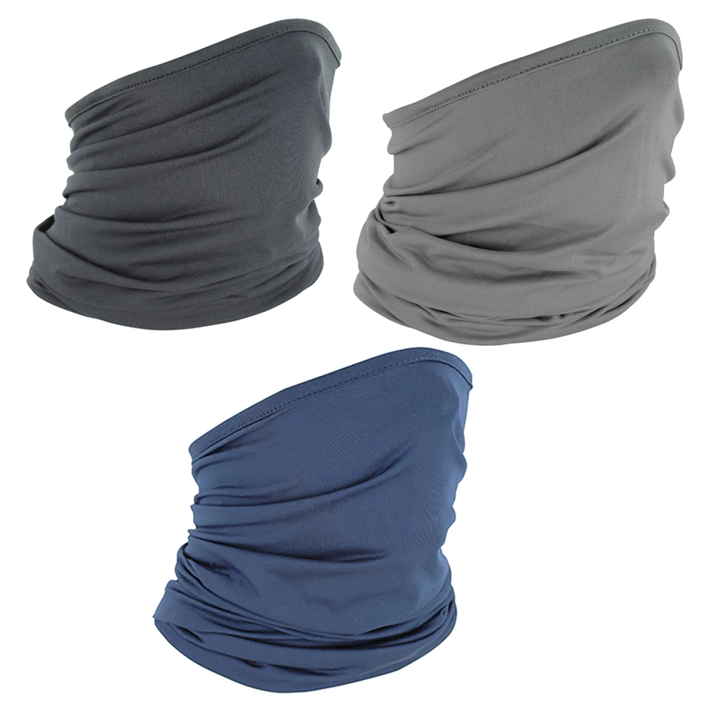 

3Pcs Sun Protection Face Mask Windproof Neck Protector Cycling Scarf Lightweight Breathable Quick Dry Suitable For Outdoor Yoga