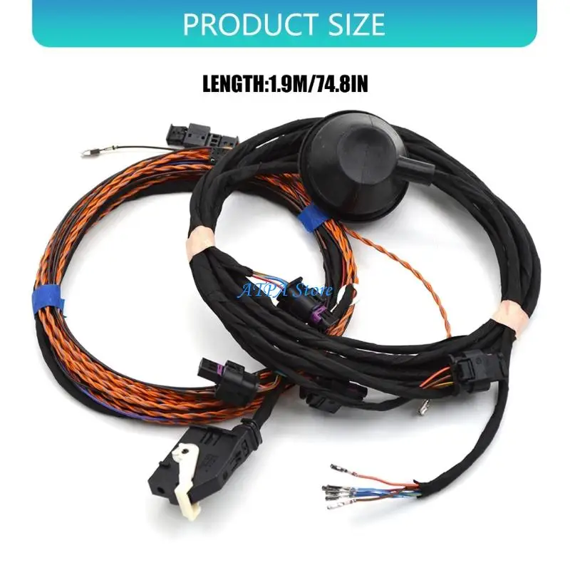 U13C Enhanced Vehicle Appearance Sonar Wiring Harness Replaces 5Q0919275B for MQB