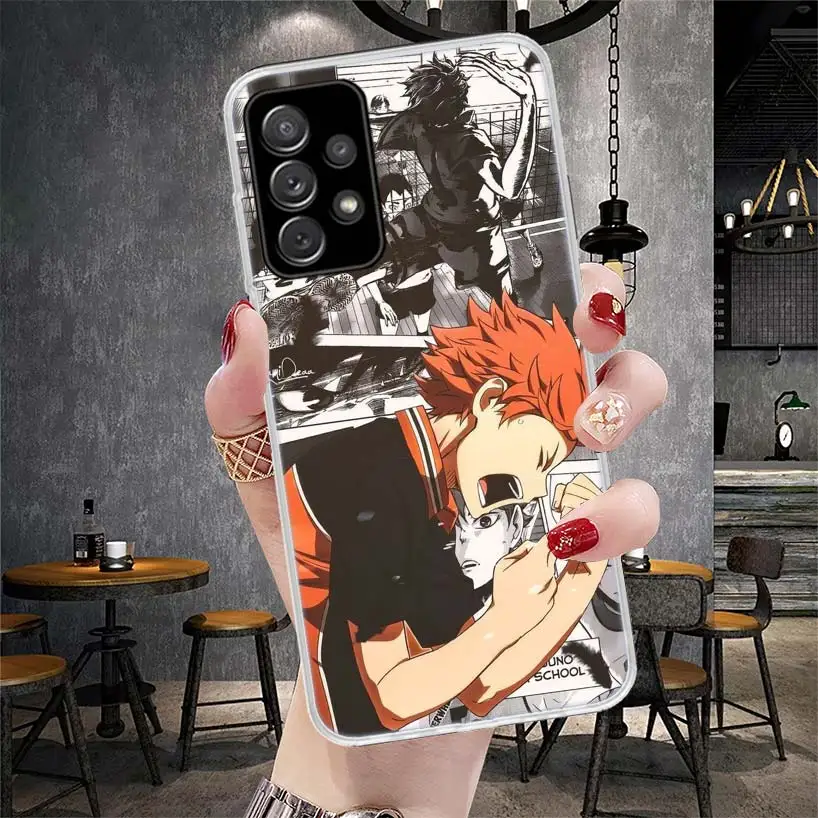 Haikyuu Oya Volleyball Anime Phone Case For Samsung Galaxy A55 A54 A53 A52 A15 A14 A13 A12 A35 A34 A33 A32 A25 A24 A23 A22 A04S