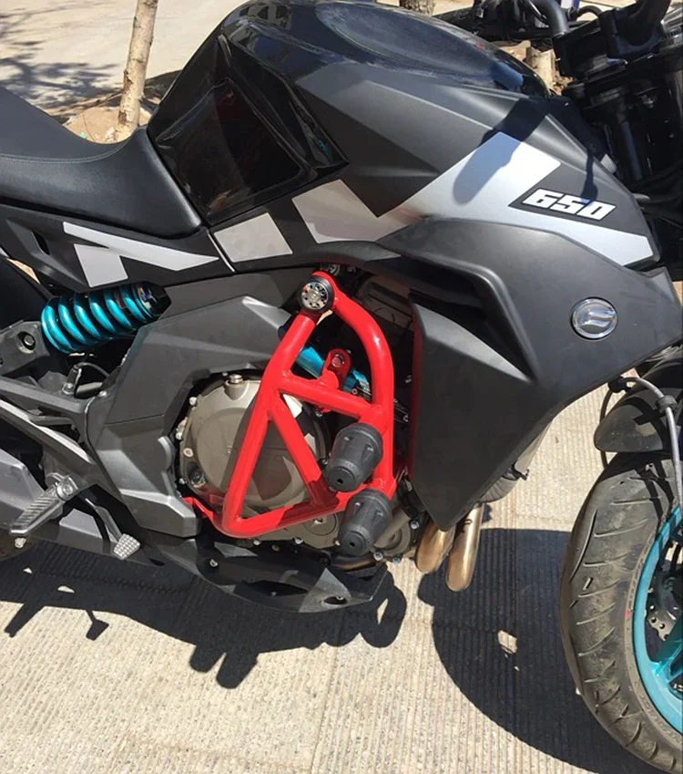 

Suitable for Spring Breeze NK400/NK650 Motorcycle Bumper Guard Competing Stunt Bar Rear Shelf Rear Fender