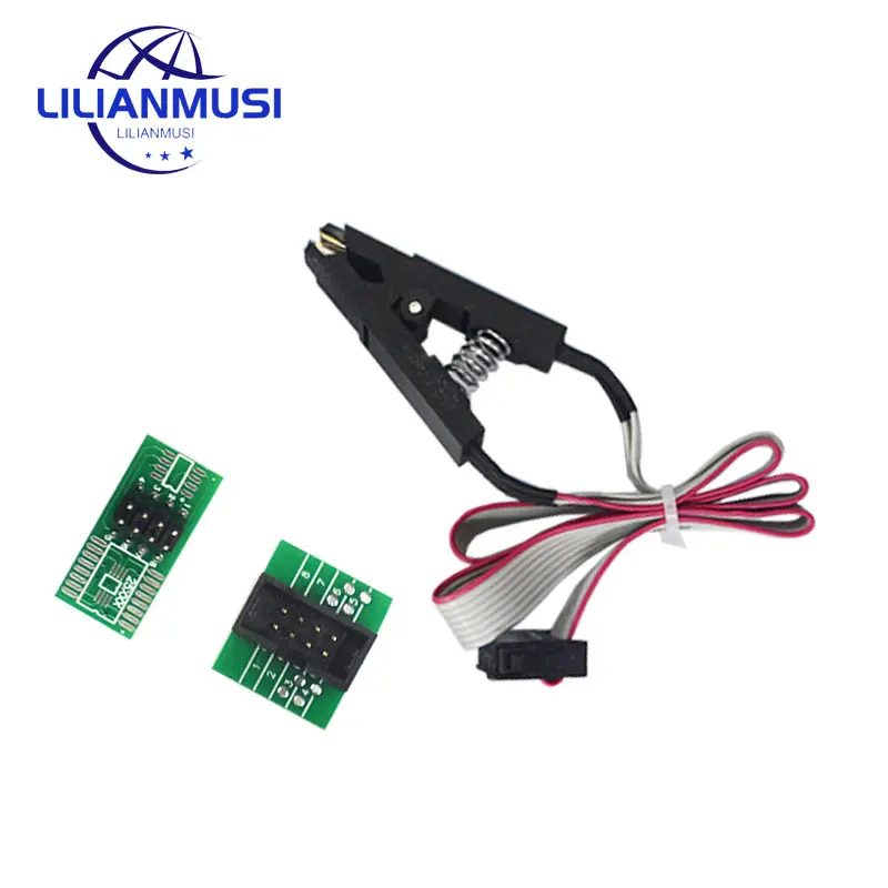 Original CH341A 24 25 Series EEPROM Flash BIOS USB Programmer Module + SOIC8 SOP8 Test Clip For EEPROM 93CXX / 25CXX / 24CXX