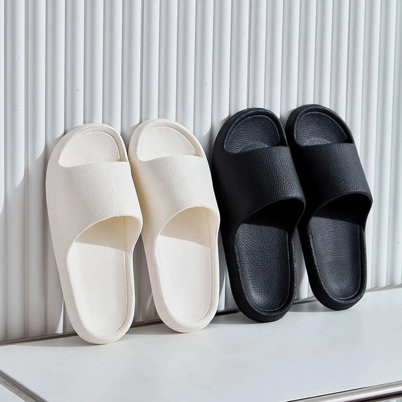 

Men's Classy New Style Slippers with Poop Feeling, Men's Summer Non-Slip Bathroom Outer Wear Eva Slippers, Women's Indoor Home Use
