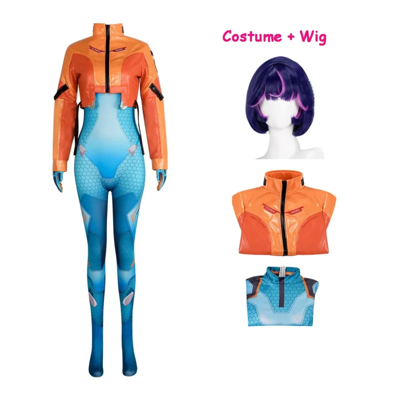 CyGame OW 2 Overwatch Juno Costume Cosplay Scarpe Parrucca Vestito Set completo Supporto Hero Vestiti Halloween Party Outfit Teo Minh Donna Gir