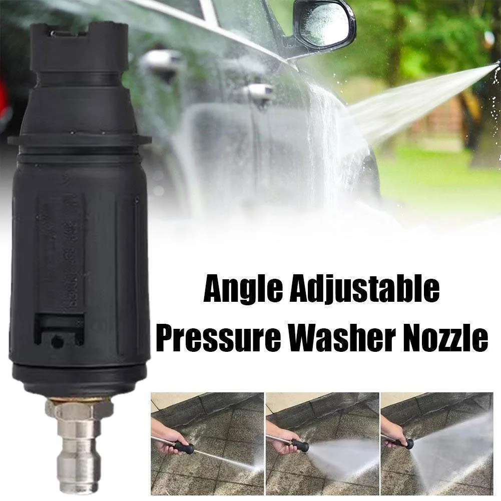 

1pc Rotating Turbo Nozzle Quick Connector Pivoting Coupler Spray Nozzle Tips For Pressure Washer Cleaning Tool