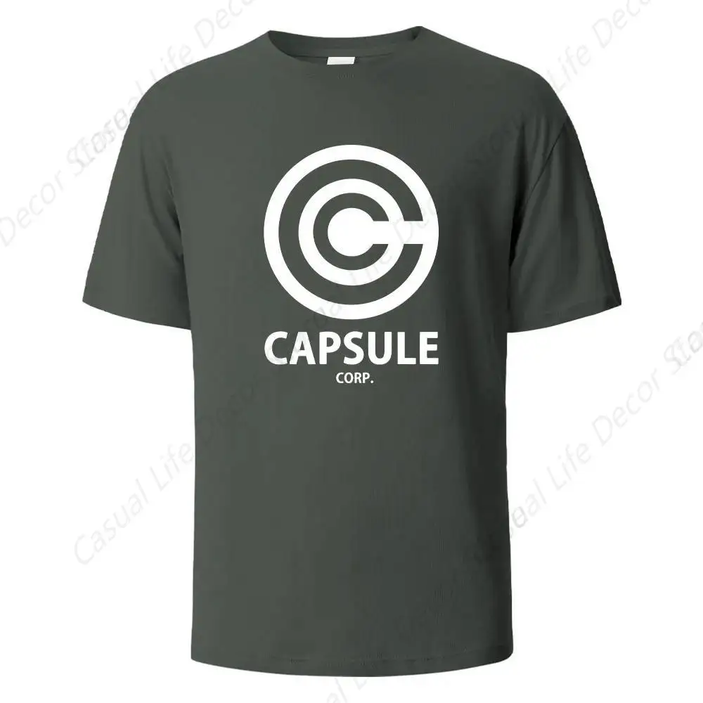 Capsule Print T-Shirt 100% Cotton Men's T-shirt- Short Sleeve Crew Neck Soft Fitted Tees S - 6XL Fresh Classic Basic Tshirts