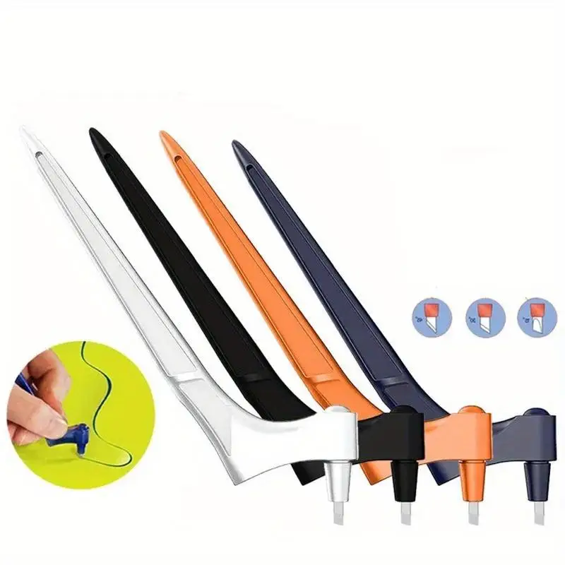 Craft Cutting Tools 360 Degree Rotating Blade Paper Cutter Art Carving Pen DIY Stainless Steel Portable Cutter Knife