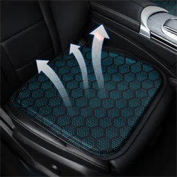 3D Hip Protector Leather Car Seat Cushion Honeycomb Gel Comfortable and Breathable Pressure Reducing , for Car, Home and Office