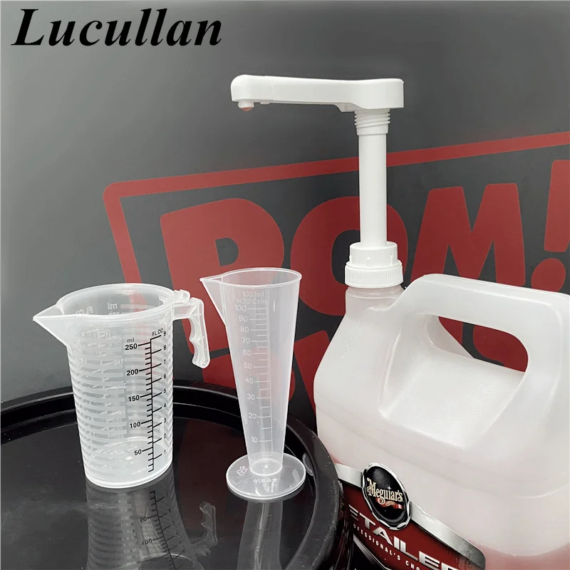 Lucullan Car Care Dozownik z pompką galonową do butelek Szczelny do plastikowego szklanego dzbanka Narzędzia do podpakowania płynów