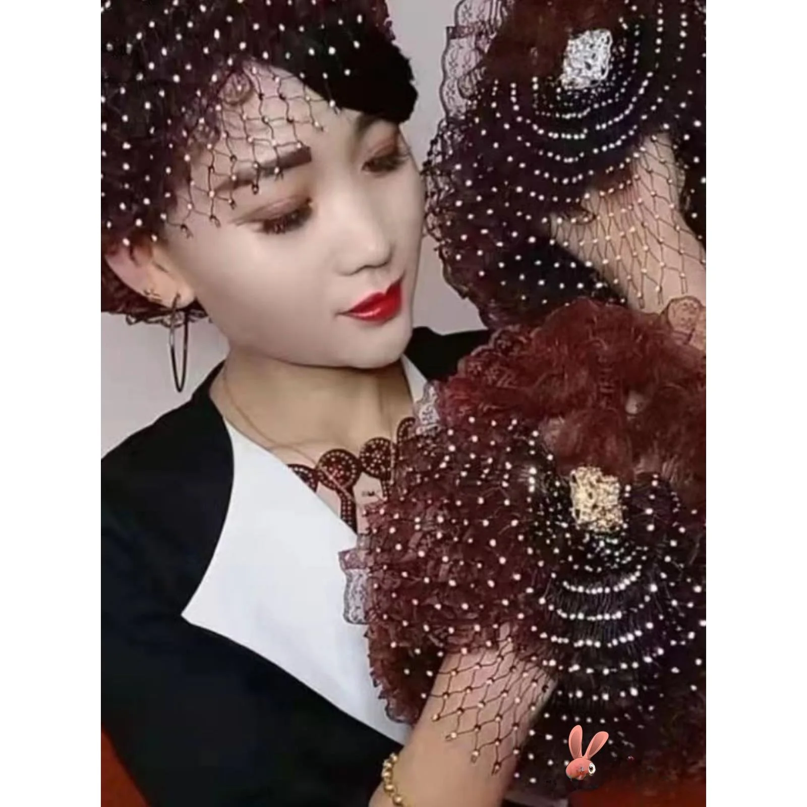 

Новая модная дышащая кружевная шляпа Tianxing Ele Beau Hat, высококачественная винтажная шляпа-пейко, головной убор