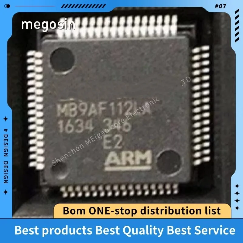 1PCS MB9AF112LA QFP64 Microcontroller Chip MB9AF112LAPMC1-G-JNE2 Electronic Component for Hobbyist Projects And DIY