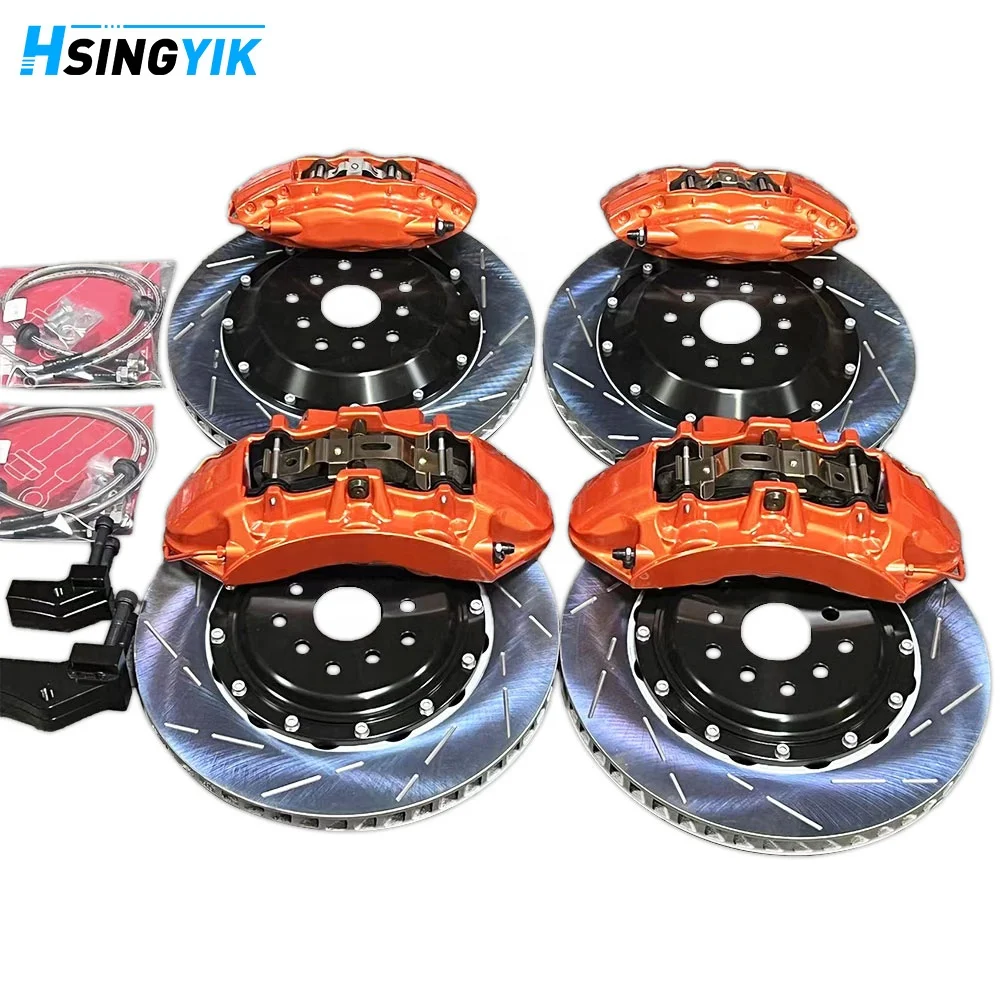 Manufacturer Upgrade Auto Part System Racing Car Brake System Big Brake Kit 6 Piston Front and 4 Piston Rear