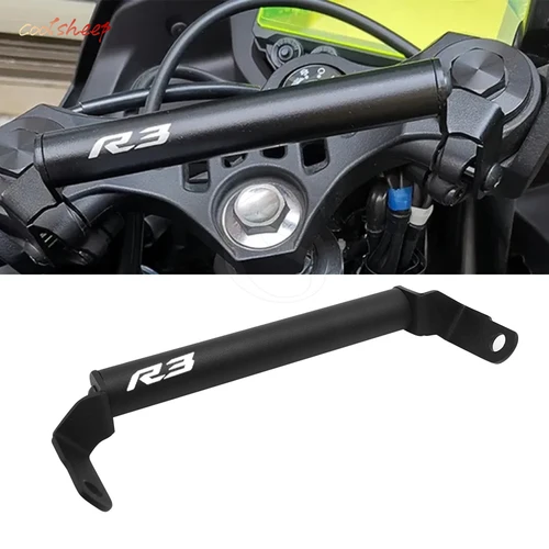 Imagen 1 del producto Para YAMAHA YZF R3 R25 YZFR3 YZFR25 2019 2020 2021 2022 GPS soporte para teléfono inteligente para motocicleta soporte de placa GPS de navegación Adapt