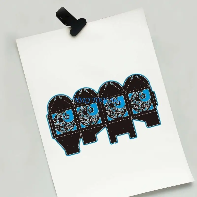 

L8RC Star Moon Box металлический трафарет для скрапбукинга DIY штамп для альбома бумажная карта тиснение украшение