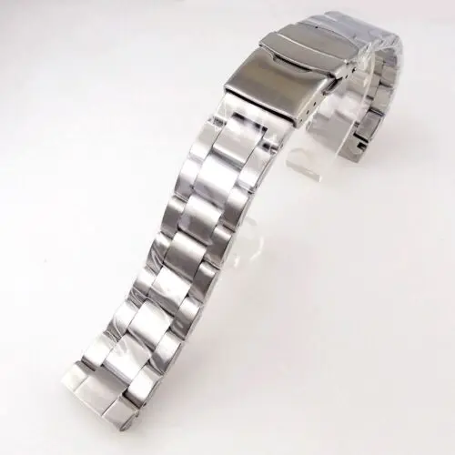 New Curved End Stainless Steel Bracelet for Tandorio 62mas Diving Men Wristwatch