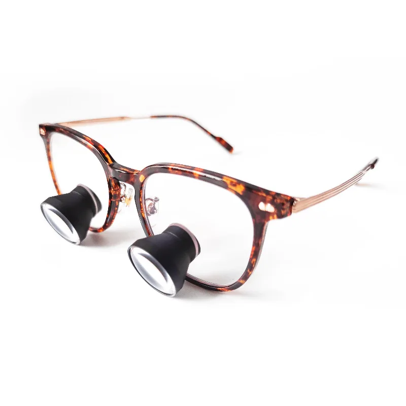 

Binocular Loupes Glasses Head Band Magnifier 2.5X with LED Light Loupes Magnifying Glasses