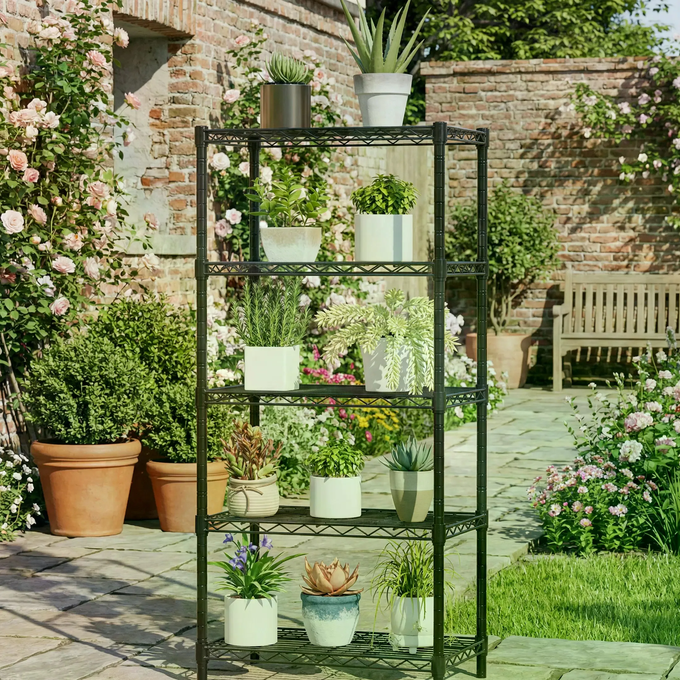 Storage Shelving Unit, Adjusta - đánh giá và giá Home Essentials Bathroom Rack