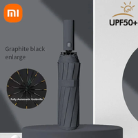 Xiaomi 24 Bone Solid Color Automatic Umbrella Light Collapsible Large Format Outdoor Sunshade UV Protection Automatic Umbrella