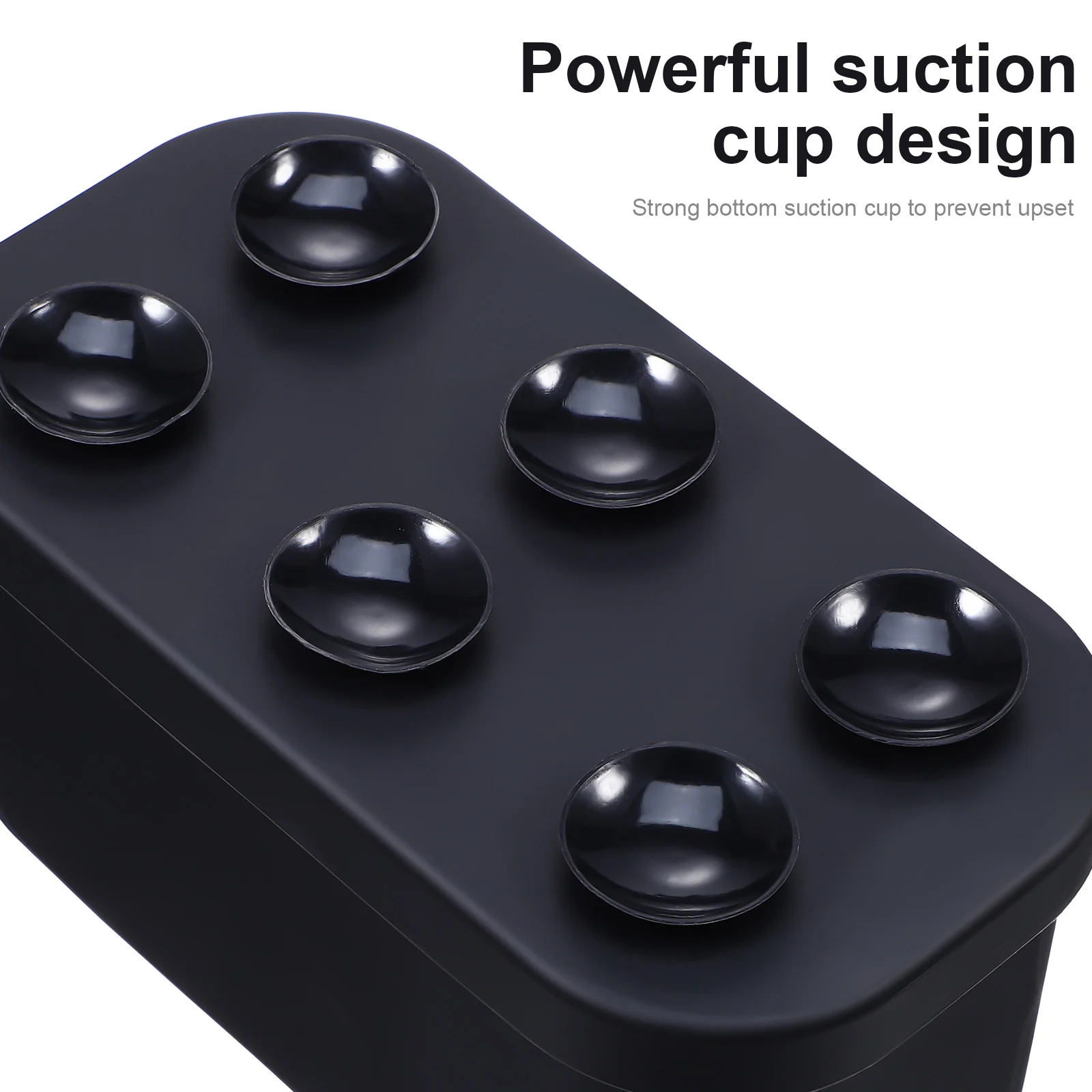 

Multi Compartment Silicone Toothbrush Holder Shaver Organizer Bathroom Vanity Countertop Storage Case With Drainage Tray Suction