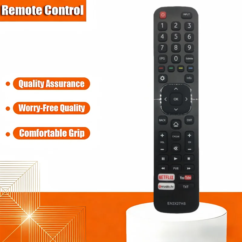

1New Remote Control EN2X27HS Universal Fit for HISENSE LEDD50K300P H40M3300 H43M3000 HE43K300UWTS HE49K300UWTS HE50K3300UWTS TVs