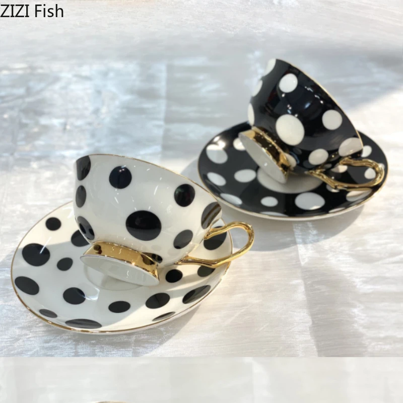 Elegant Polka Dot Mug