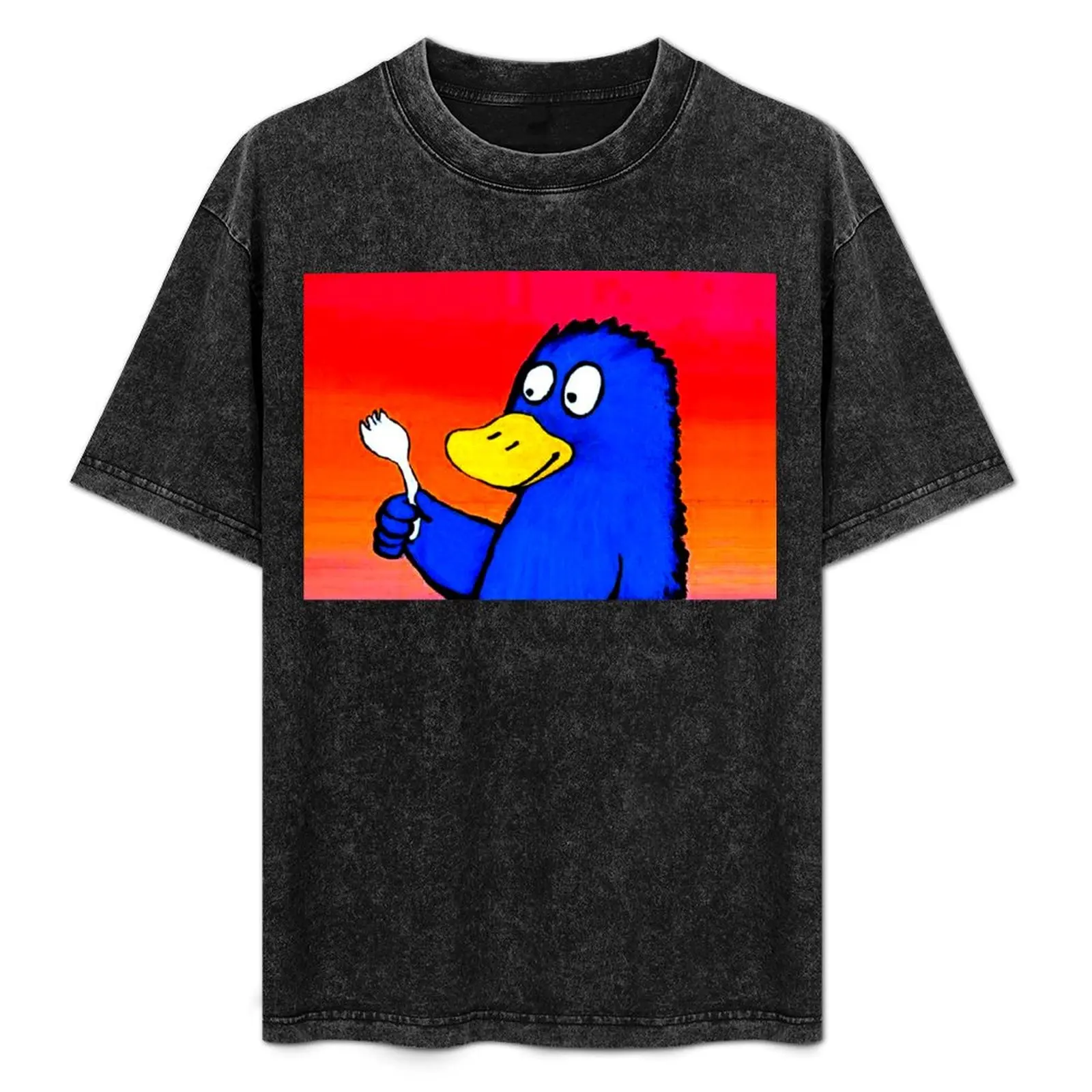 

PLATYPUS WITH A SPORK T-Shirt Vintage Style Printed Top