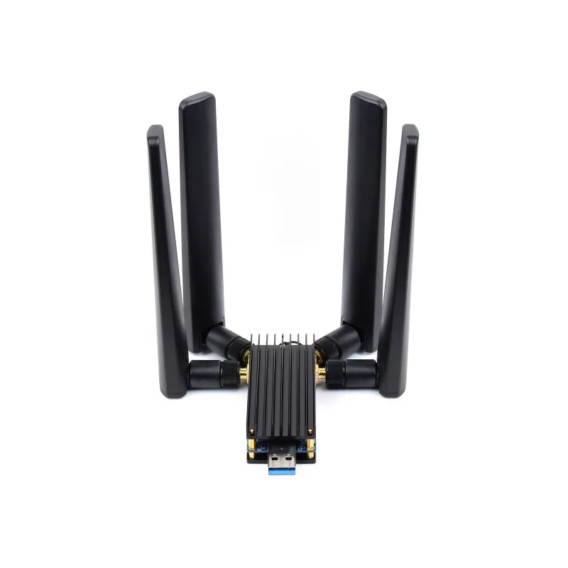 5G Dongle Module Usb 3.1 Naar M.2 B Sleutel Uitbreidingskaart Met 4 Antennes Aluminium Behuizing Voor Raspberry Pi 4b Jetson Nano Pc