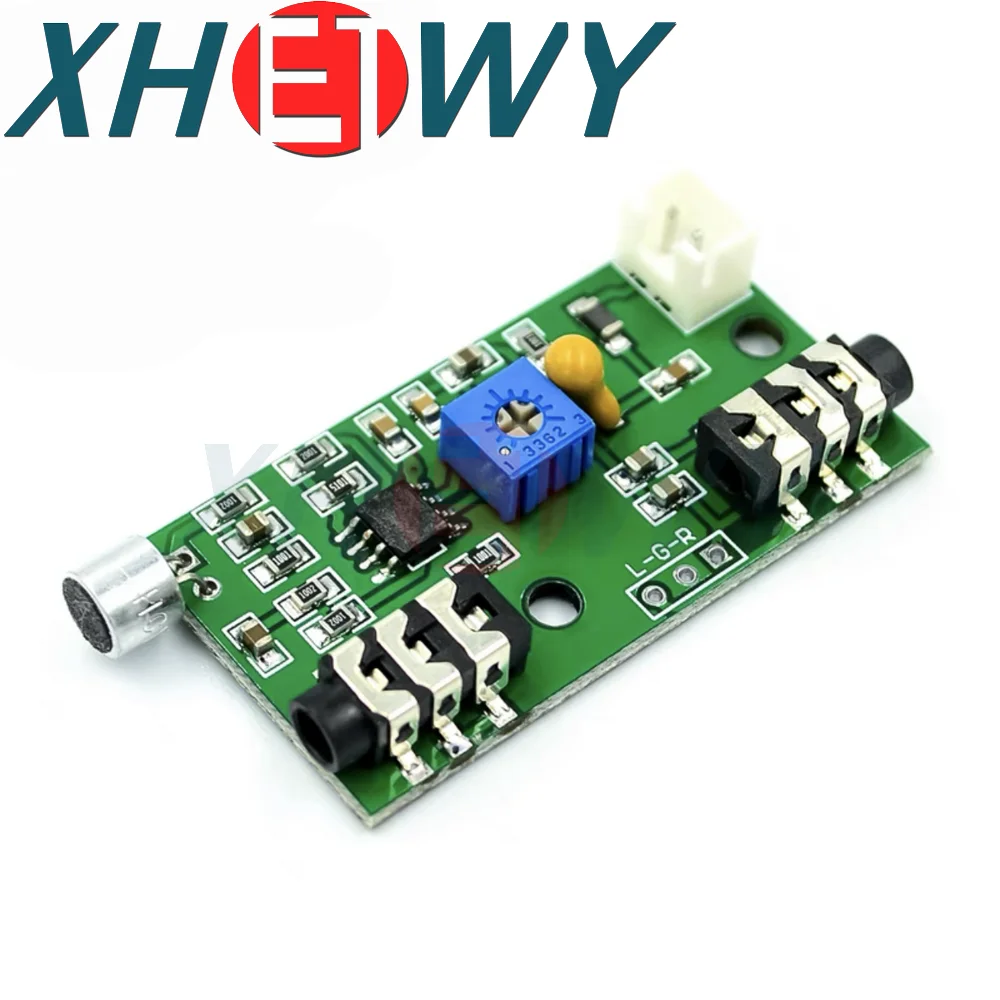 Microphone Pickup Microphone Amplification Module Gain Adjustable Audio Amplification Circuit AC Signal Amplification Board