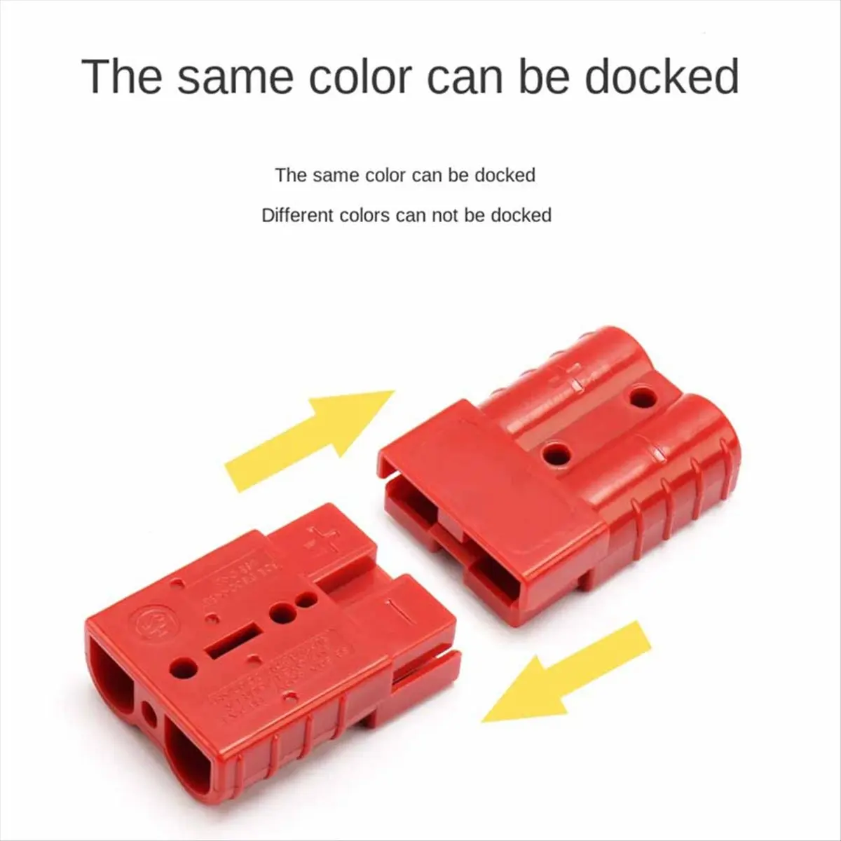A008 50A High Current Connector for Electric Vehicle Batteries, UPS, Solar Cables, New Energy Plugs Black