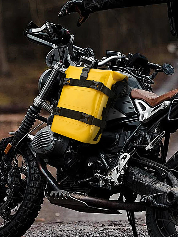 Motorcycle Bumper Bag 8L Repair Tool Placement Bag for BMW for Yamaha for HONDA Motorcycle Frame Crash Bars Waterproof Bag