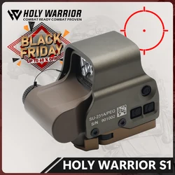 Holy Warrior SHW1 Silver coated glass EQTECH EXP-S3 Holographic sight red dot Hunting or airsoft GBB AEG use Full detail restore