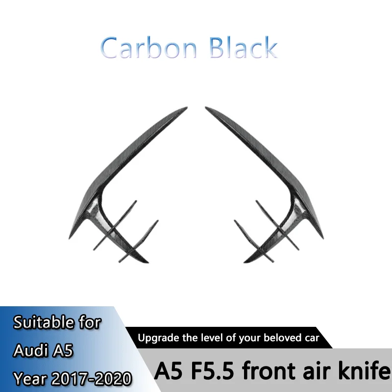 Suitable for Audi A5 S5 F5.5 Sline 2021-2024 front grille air outlet spoiler modification parts image 5