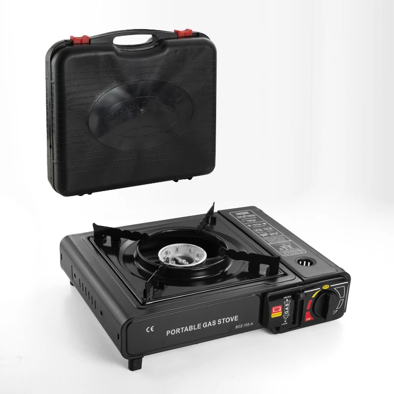 2900W draagbare gas campingkachel, buitenkooktoestel, BBQ grill, mini campingkeuken