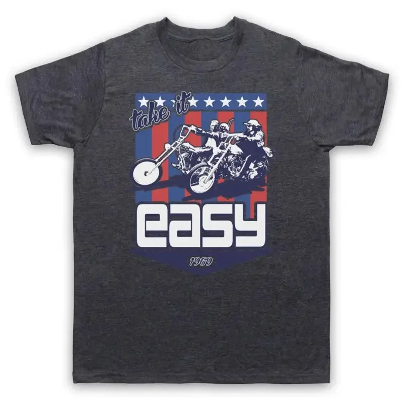 EASY RIDER 1969 UNOFFICIAL MOTORCYCLE CHOPPER FILM MENS WOMENS T SHIRT