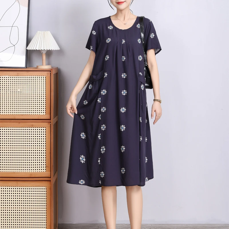 New Arrival Fashion Casual 2026 Summer Dress For Women Loose O-Neck Print Elegant Floral Formal Dress Women Clothing Dresses - AliExpress 200000345 New Arrival Fashion Casual 2026 Summer Dress For Women Loose O-Neck Print Elegant Floral Formal Dress Women Clothing Dresses - AliExpress 200000345
