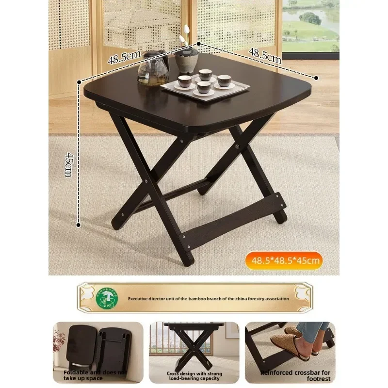 # Compact Folding Dining Table round Square Small Apartment Household Outdoor Stall Wholesale One Piece Dinning Table