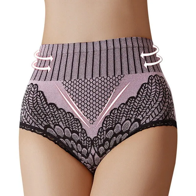 Bragas adelgazantes de cintura alta para mujer, ropa interior de Control de barriga, levantador de glúteos, moldeador de cuerpo Vaginal