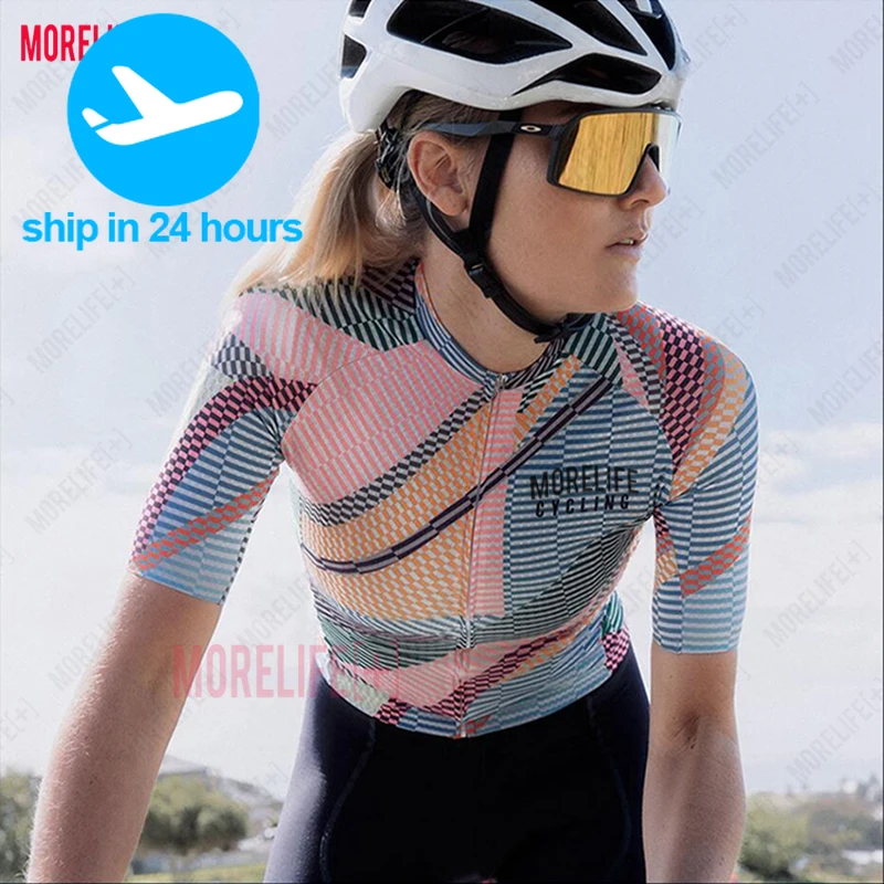 

MLC Cycling Women Cycling Jumpsuit Short Sleeve Set Ropa Ciclismo Mujer 2024 Summer Cycling Jersey Short Free Shipping