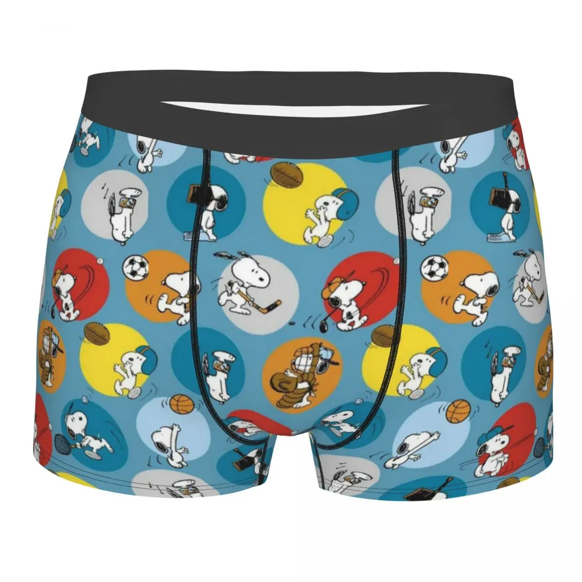 Custom S-Snoopys Fashion Pattern Boxers Shorts Men Comic Classical Briefs Underwear Novelty Underpants