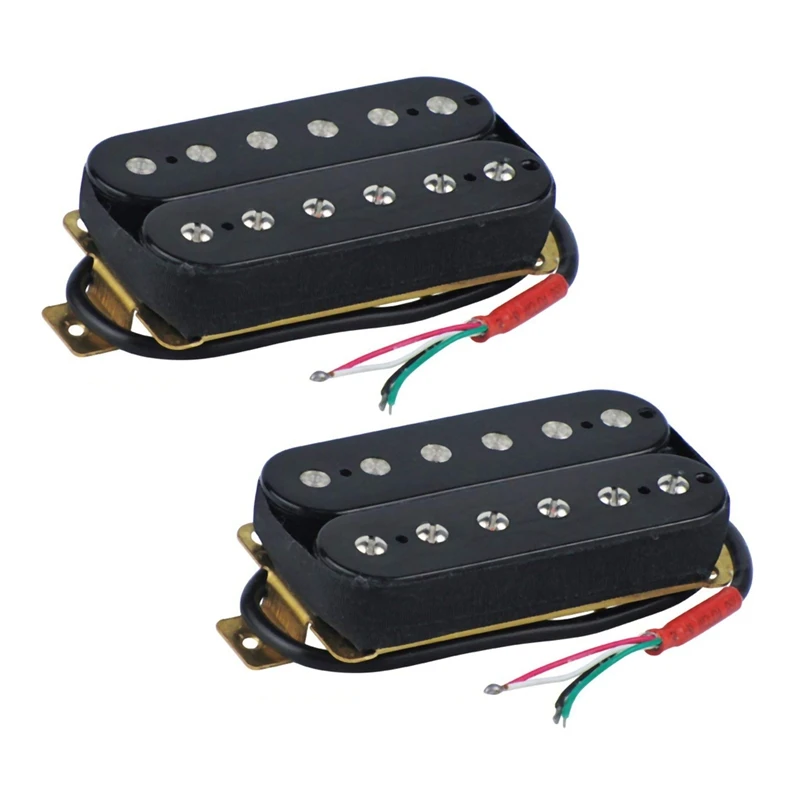 

2 шт., электрогитара Humbucker, звукосниматель, мост Alnico V, черный пикап