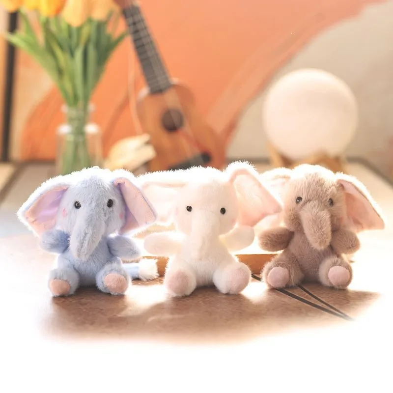 

Милый плюшевый брелок-слоник, мягкая игрушка-кукла с брелоком, кавайный брелок, подарки для детей, для девочек и мальчиков, подвеска для сумки, декоративные аксессуары