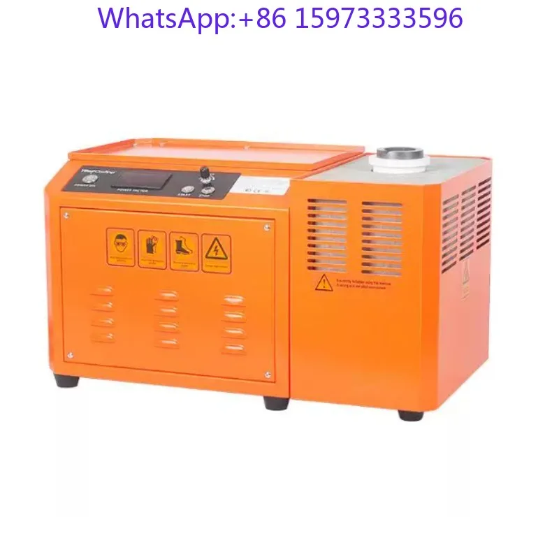 Small Induction Heating Melting Furnace Medium Frequency For Gold Aluminum Smelting Mini Electric Melting Industrial Casting